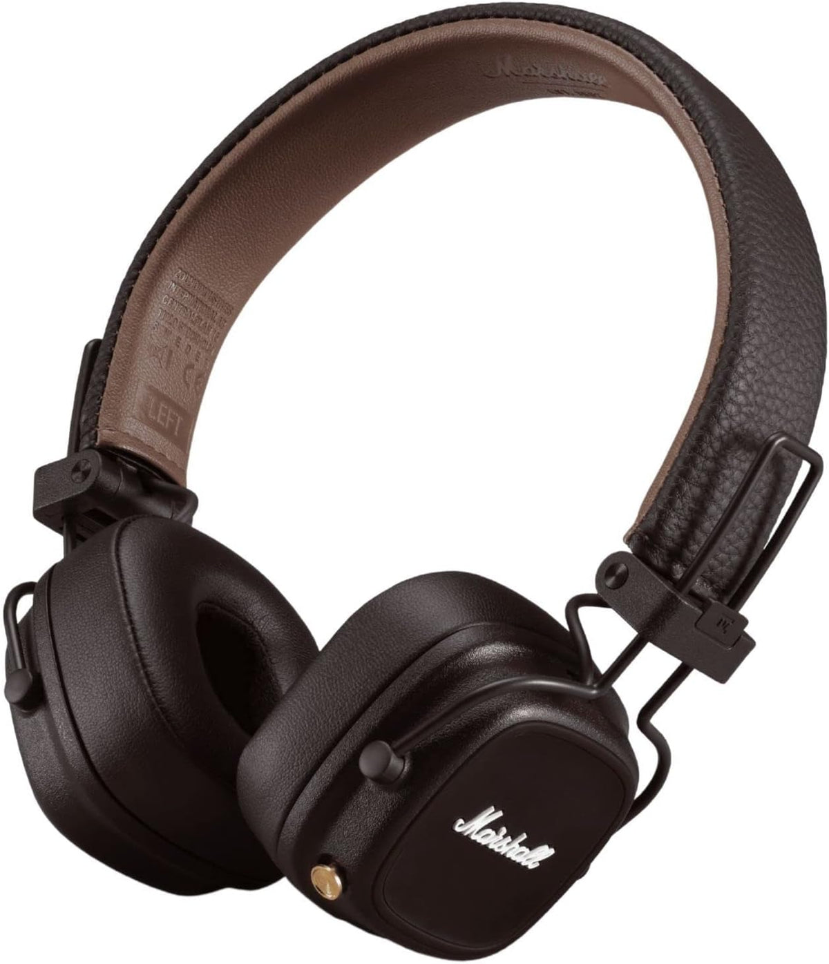 Marshall Major IV 3.5m Wired &amp; Wireless Bluetooth On Ear Headphones in Brown