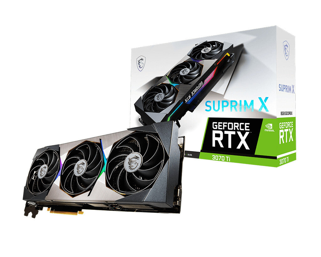 MSI SUPRIM X - NVIDIA 8 GB GDDR6X GeForce RTX 3070 Ti graphics card