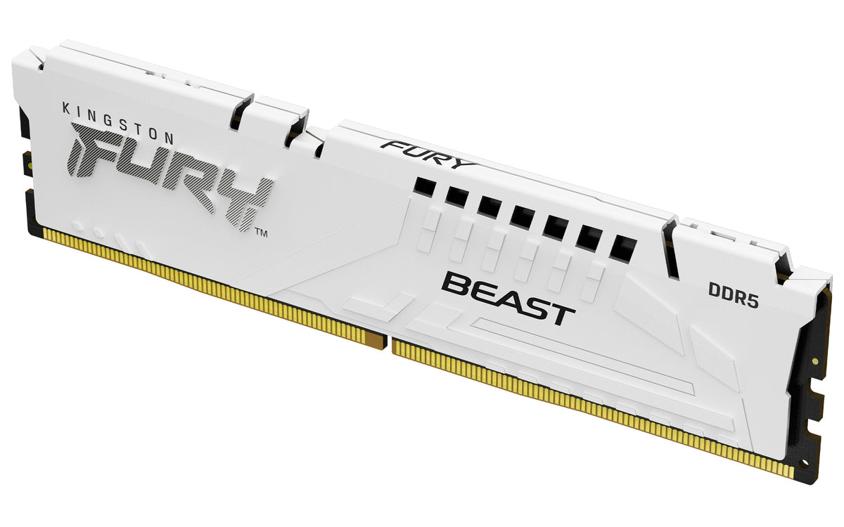 Kingston Technology FURY Beast White XMP - 16 GB 1 x 16 GB 6000MT/s DDR5 memory module