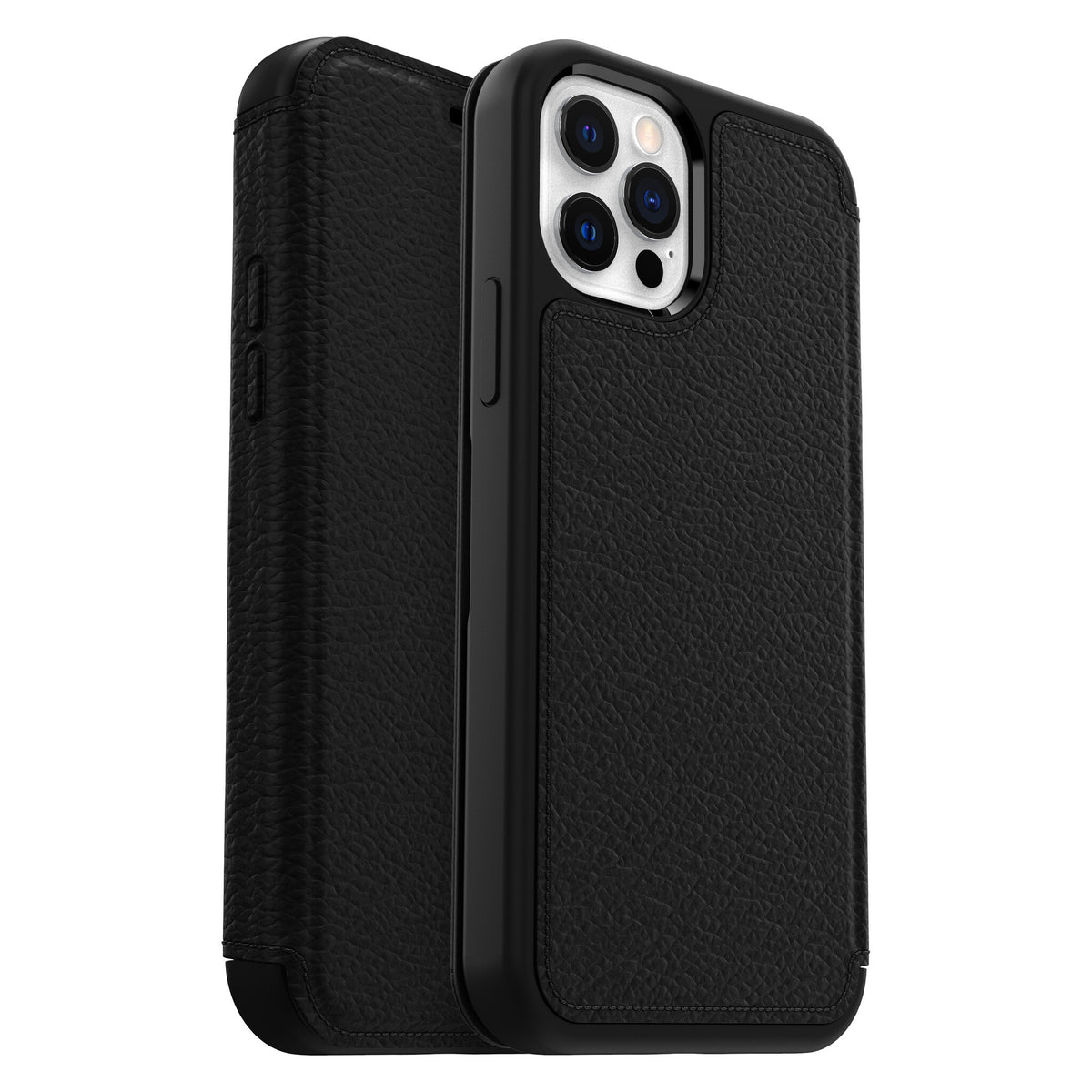 OtterBox Strada Folio Series for iPhone 12/ 12 Pro in Black - No Packaging