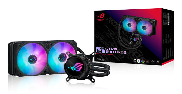 ASUS ROG Strix LC III 240 ARGB - Liquid Processor Cooler in Black - 240mm