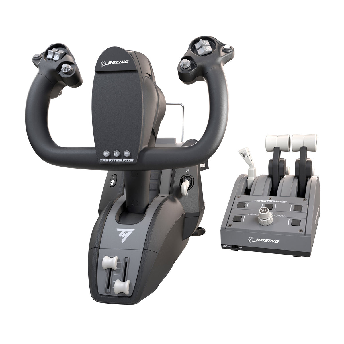 Thrustmaster TCA Yoke Pack &quot;Boeing Edition&quot; - Pendular Yoke + Throttle Quadrant for PC / Xbox Series X|S -