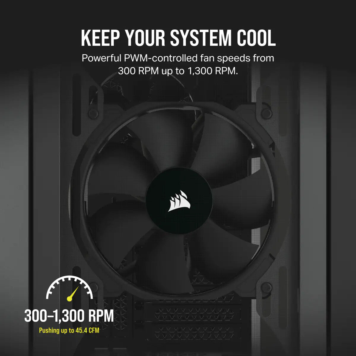 Corsair SP120 ELITE - Computer Case Fan in Black - 120mm