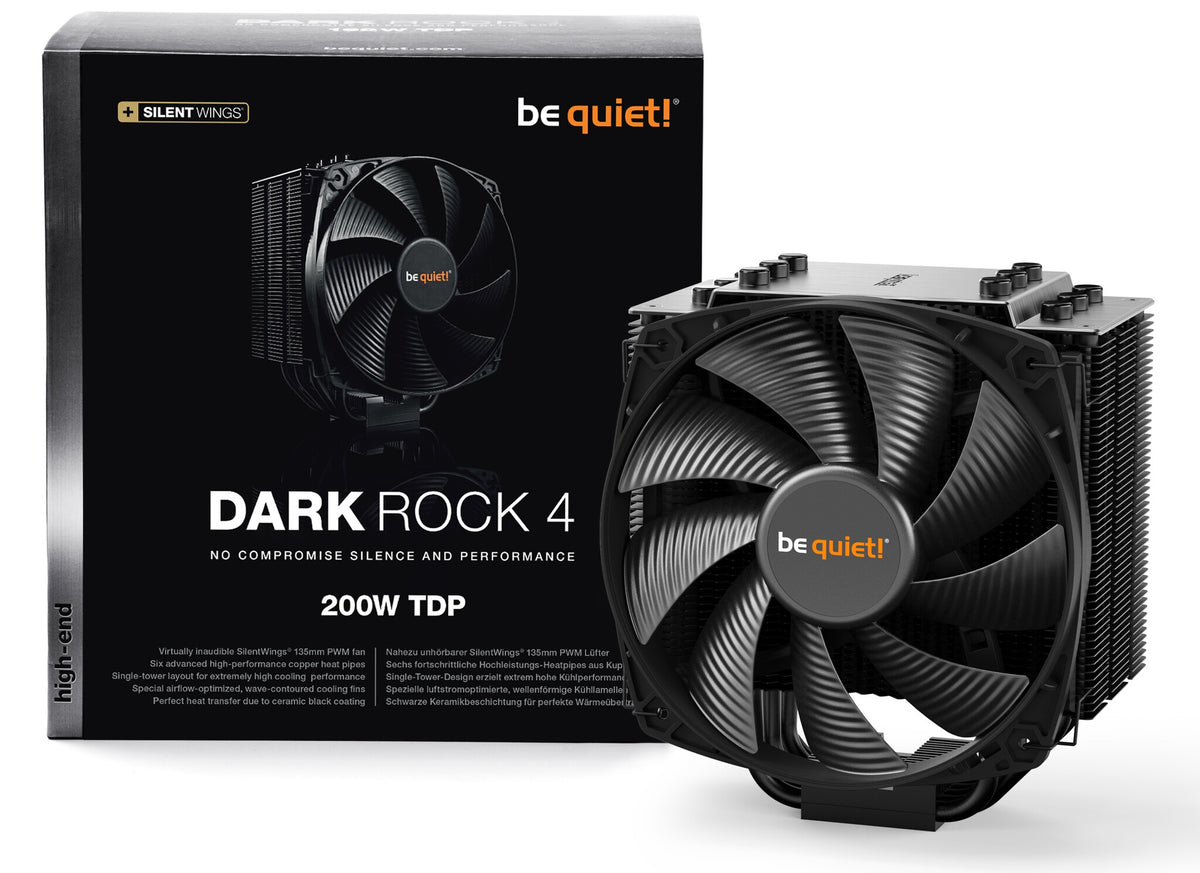 be quiet! Dark Rock 4 - Air Processor Cooler - 135mm