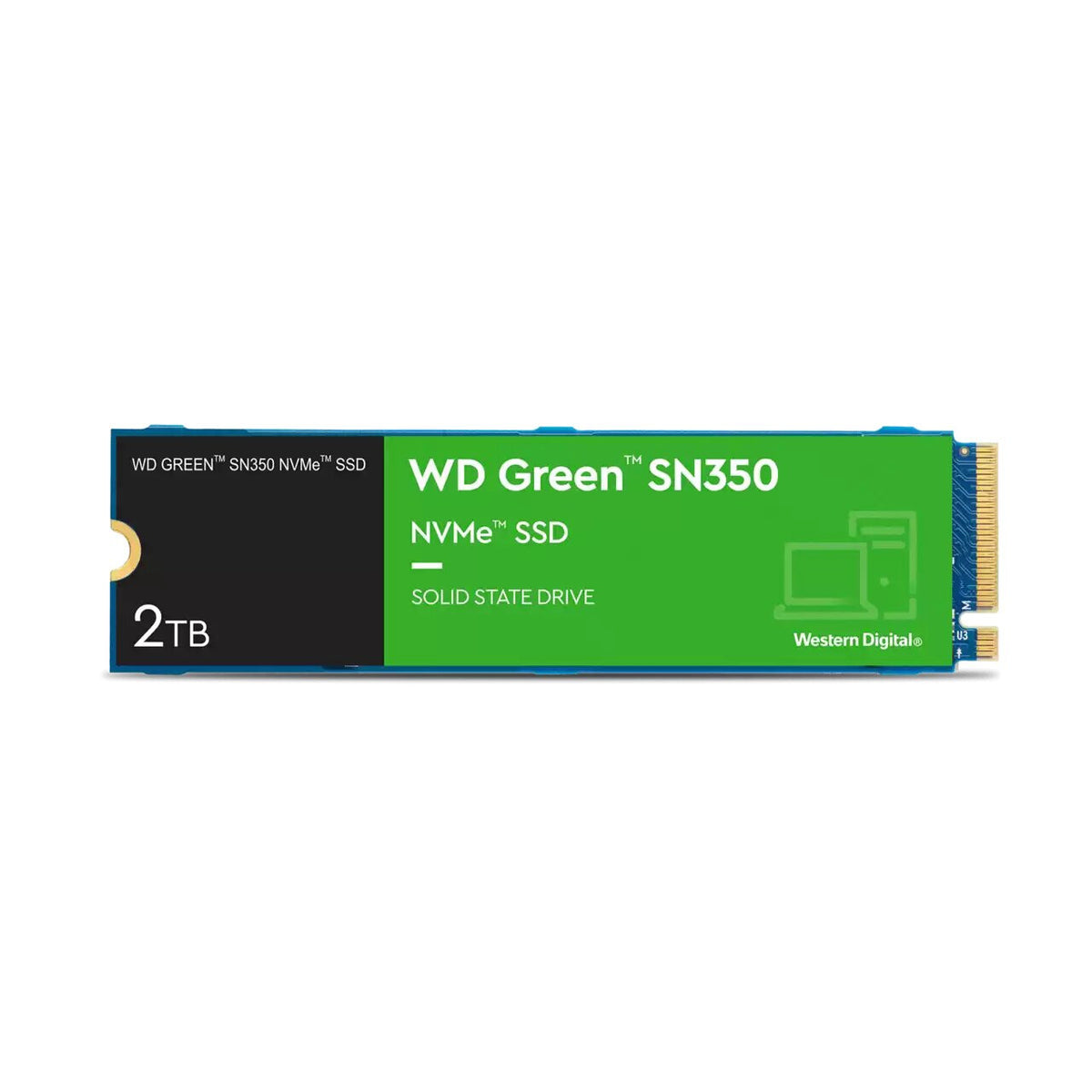 Western Digital WD Green - PCI Express QLC NVMe M.2 SSD - 2 TB