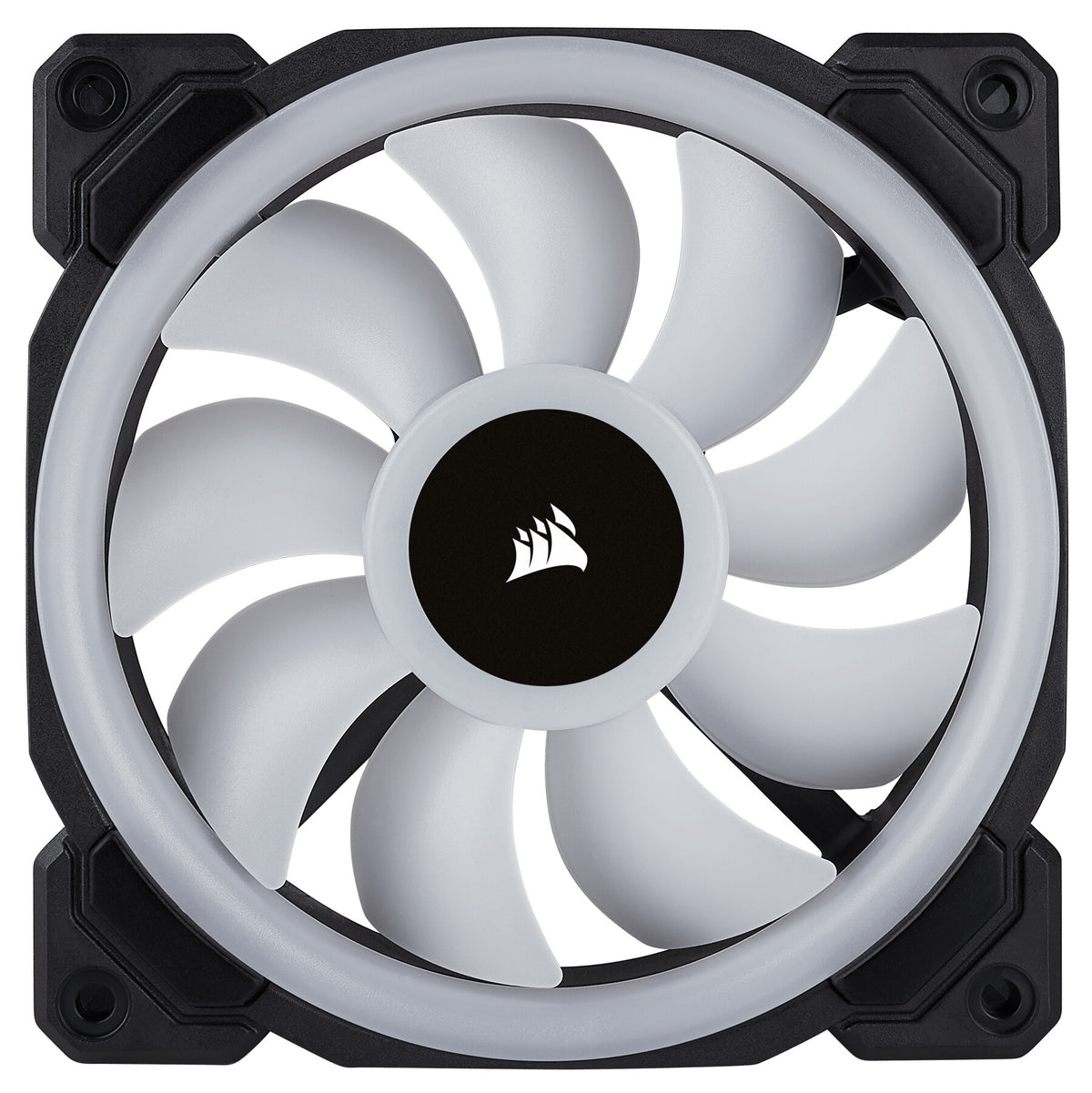 Corsair LL120 RGB - Computer Case Fan in Black / White - 120mm (Pack of 3)