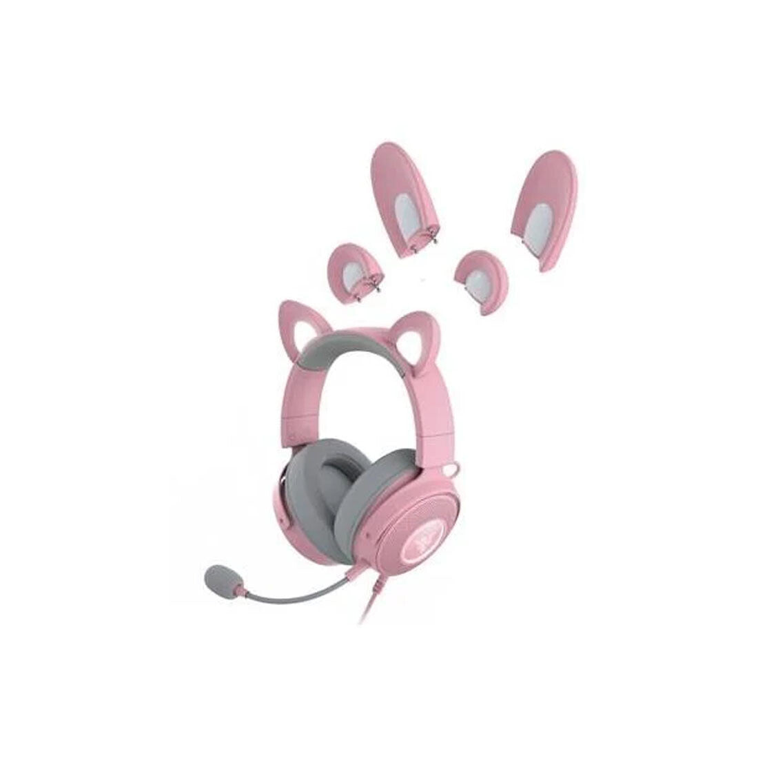 Razer Kraken Kitty V2 Pro - USB Type-A Wired Gaming Headset in Pink