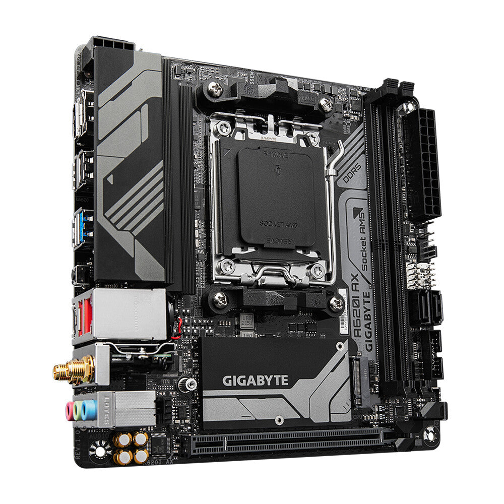 Gigabyte A620I AX Mini-ITX motherboard - AMD A620 Socket AM5