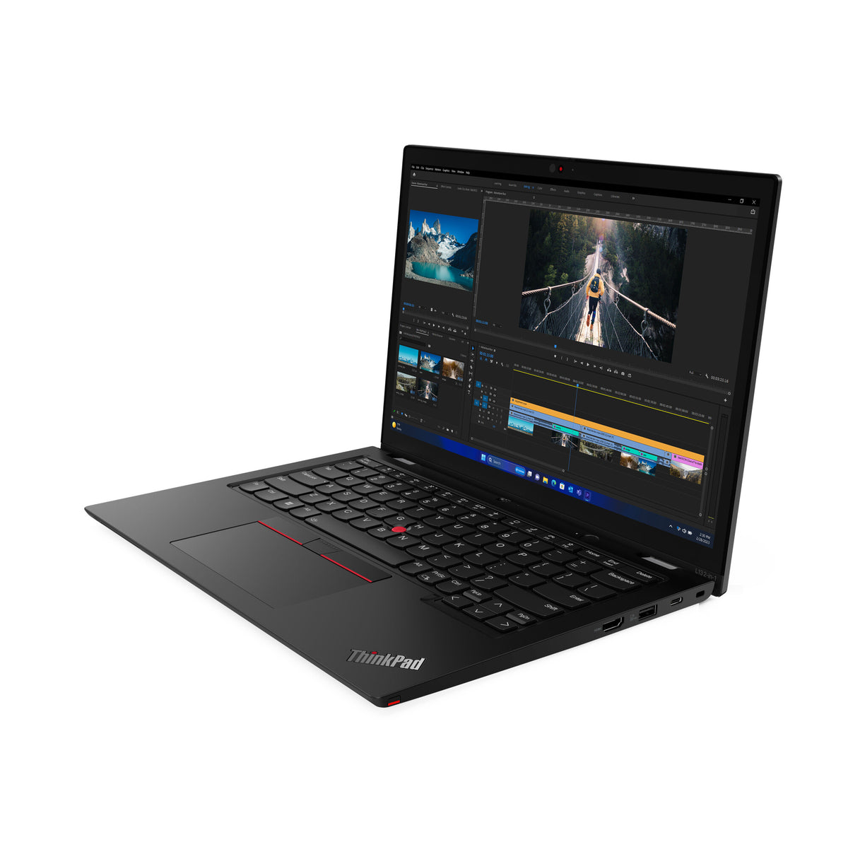 Lenovo ThinkPad L13 Hybrid (2-in-1) - 33.8 cm (13.3&quot;) - Touchscreen - Intel Core Ultra 7 155U - 16 GB LPDDR5-SDRAM - 512 GB SSD - Wi-Fi 6E - Windows 11 Pro - Black