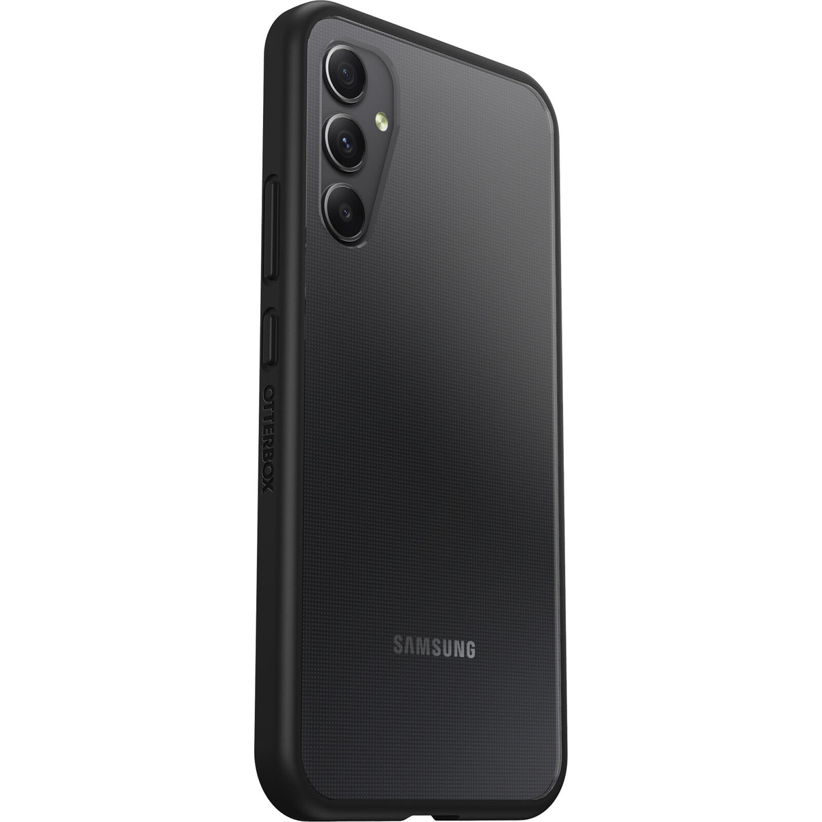 OtterBox React Case for Galaxy A34 5G in Black Crystal - No Packaging