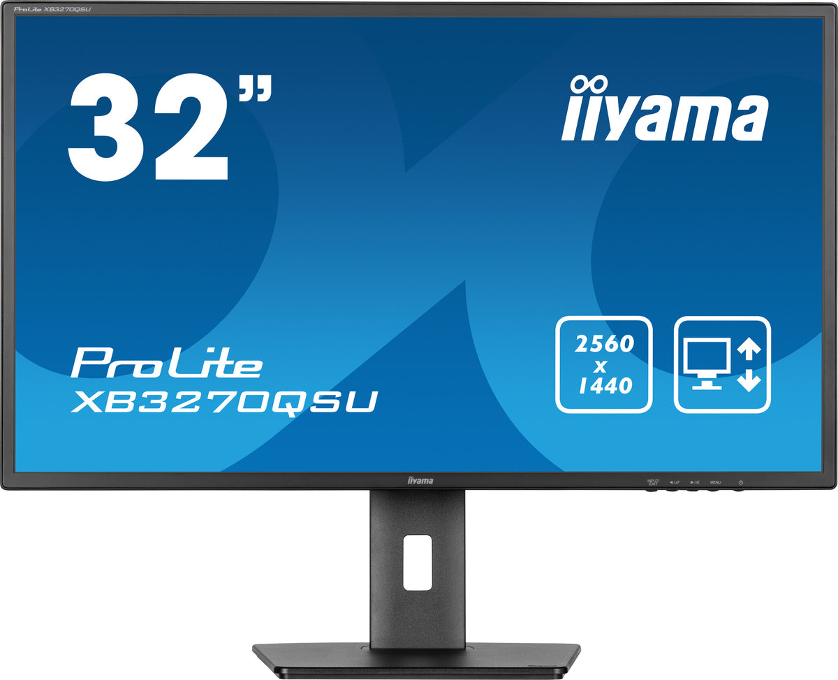 iiyama ProLite XB3270QSU-B1 - 81.3 cm (32&quot;) - 2560 x 1440 pixels Wide Quad HD LED Monitor