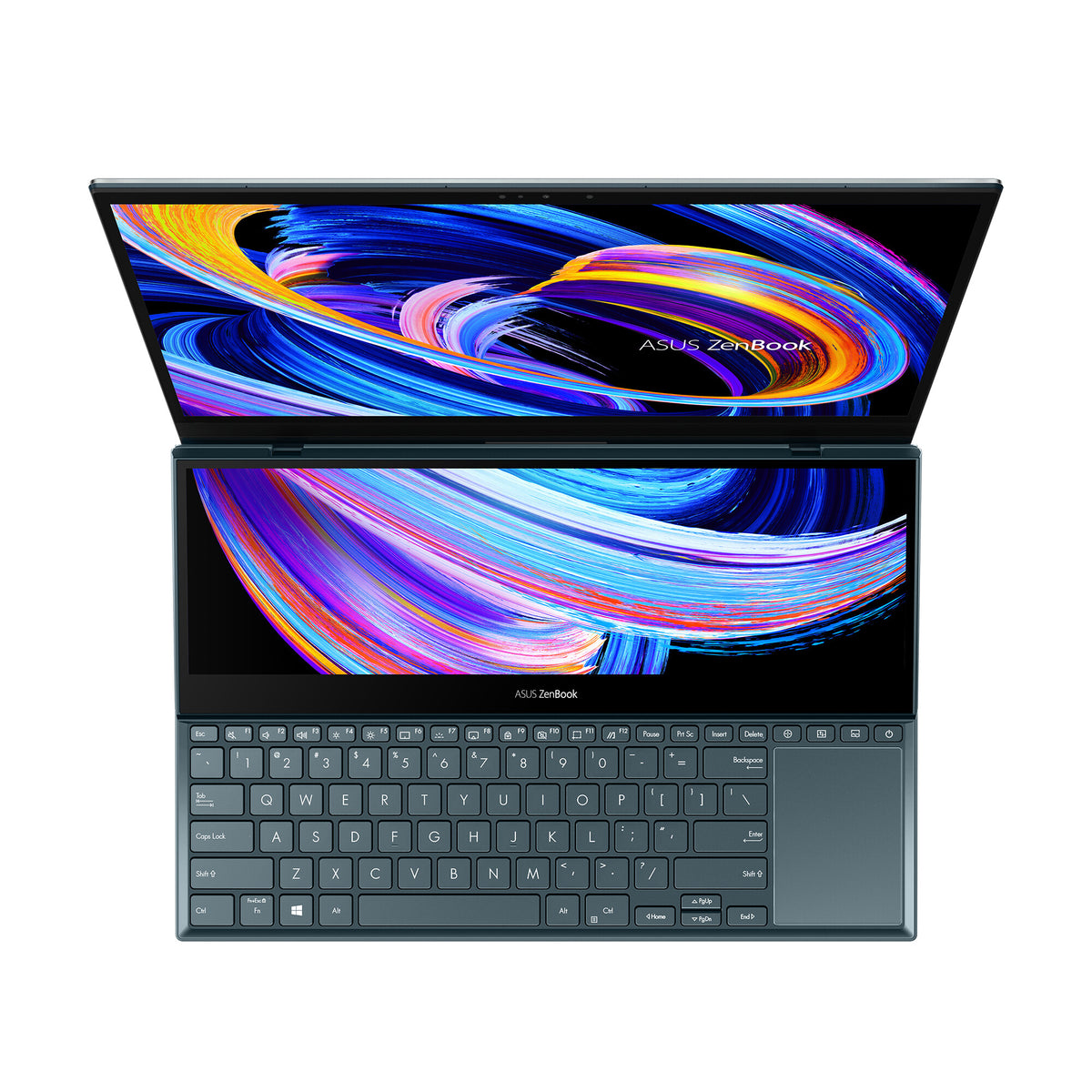 ASUS Zenbook Pro Duo 15 OLED Laptop - 39.6 cm (15.6&quot;) - Touchscreen - Intel® Core™ i9-11900H - 32 GB DDR4-SDRAM - 1 TB SSD - NVIDIA GeForce RTX 3060 - Wi-Fi 6 - Windows 11 Pro - Blue