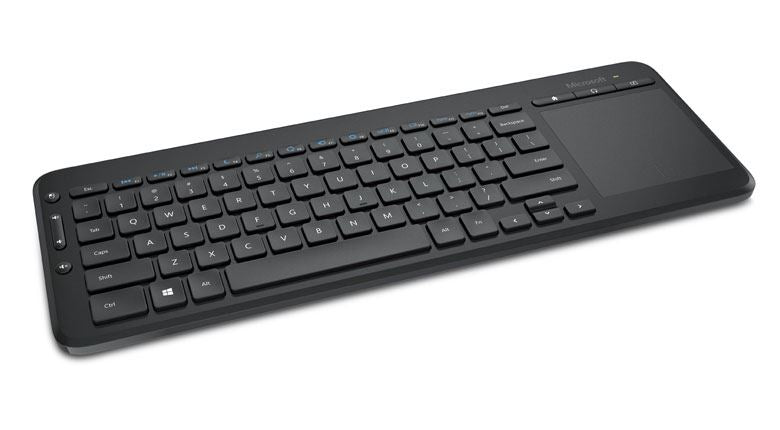 Microsoft All-in-One Media keyboard RF Wireless QWERTY English Black