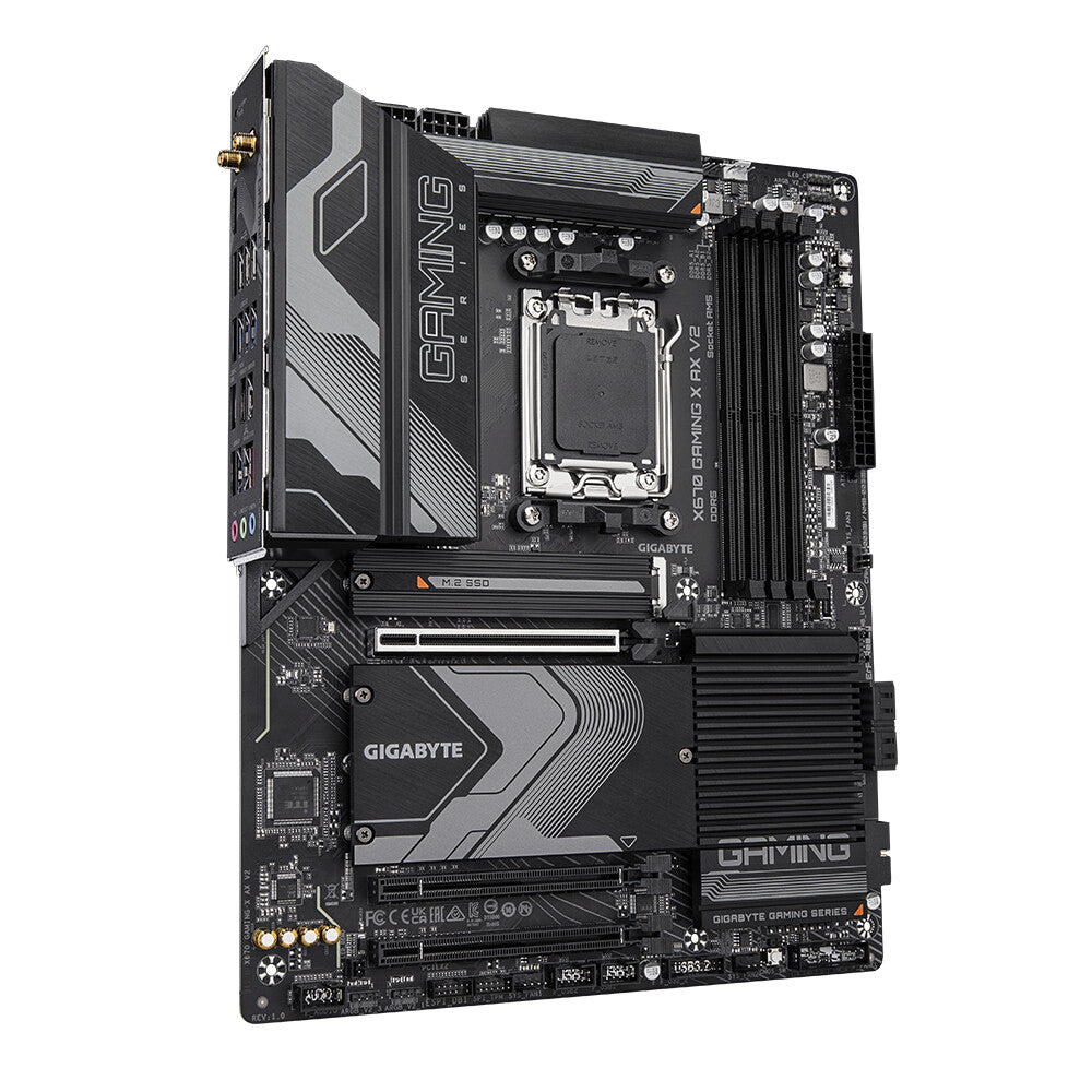 Gigabyte X670 GAMING X AX V2 ATX motherboard - AMD X670 Socket AM5