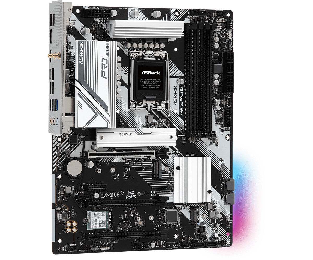 Asrock B760 Pro RS/D4 WiFi ATX motherboard - Intel B760 LGA 1700