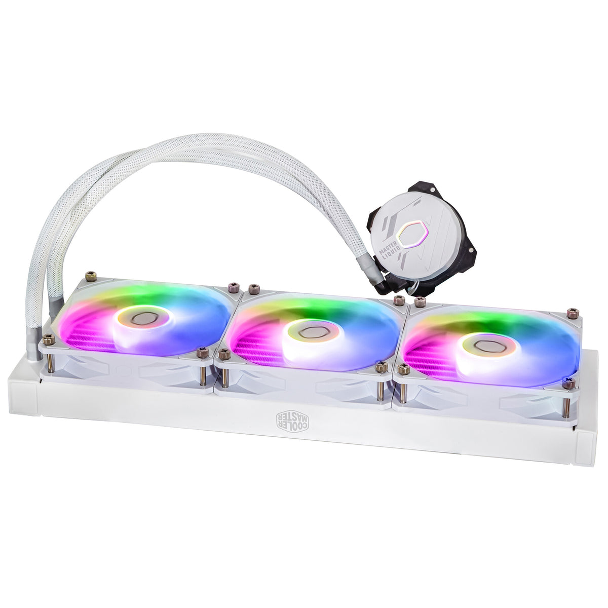 Cooler Master MasterLiquid 360L Core ARGB - Liquid Processor Cooling Kit in White - 360mm