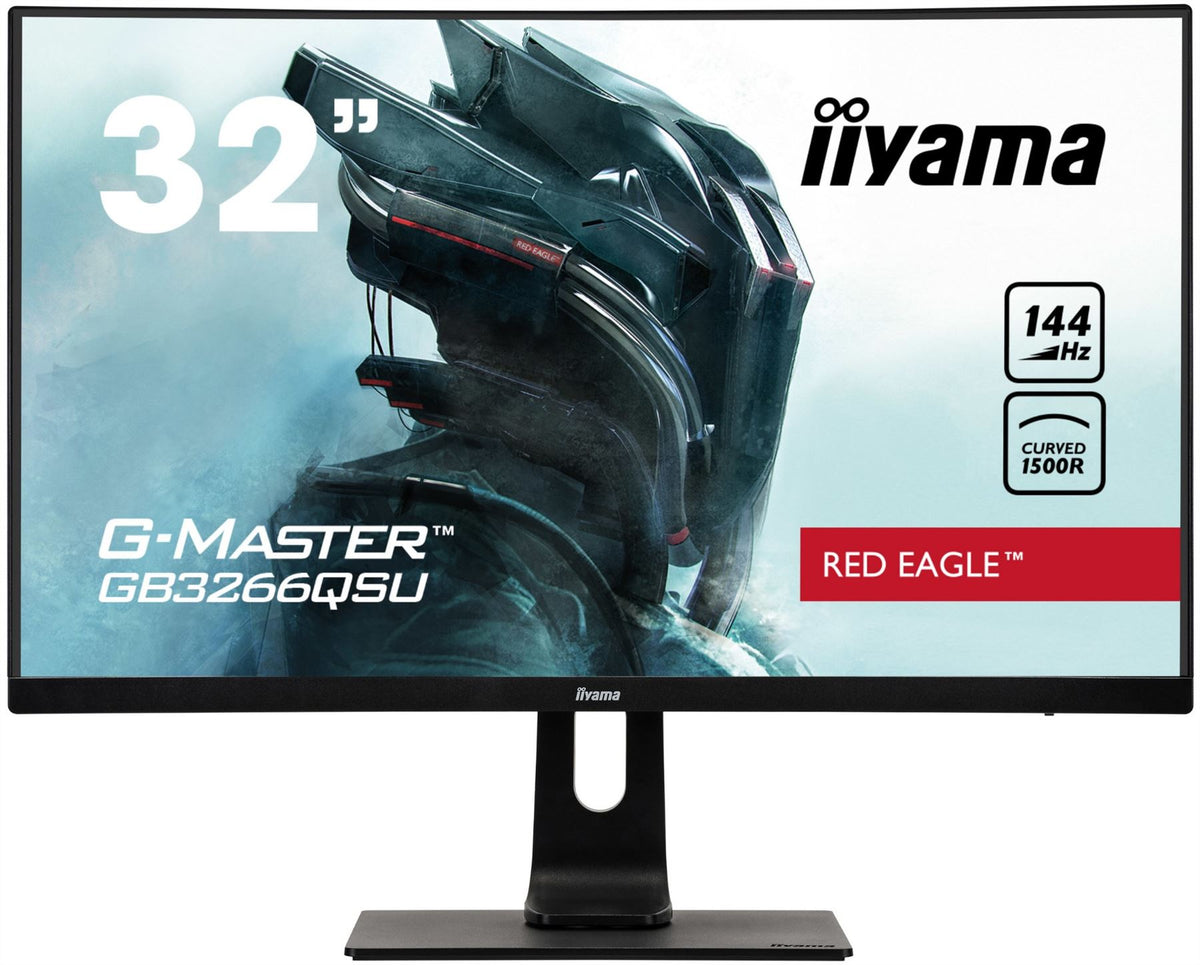 iiyama G-MASTER GB3266QSU-B1 LED display 80 cm (31.5&quot;) 2560 x 1440 pixels Quad HD Black Monitor