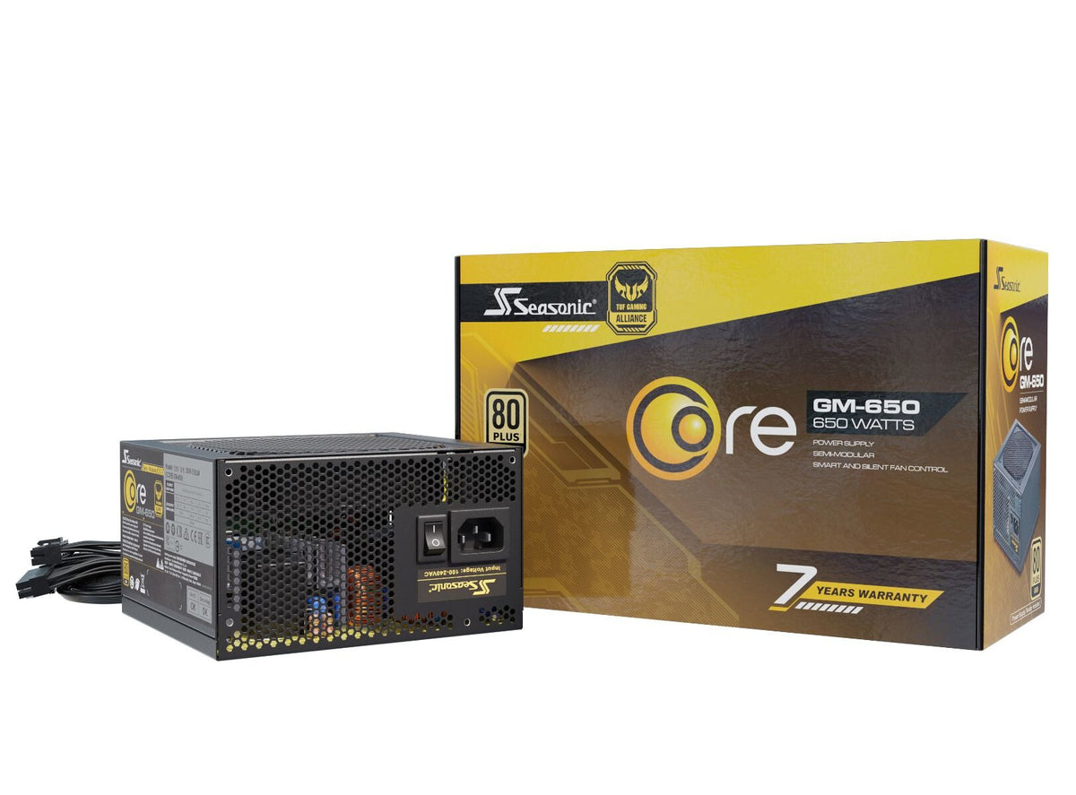 Seasonic CORE GM - 850W 80+ Gold Semi-Modular Power Supply Unit