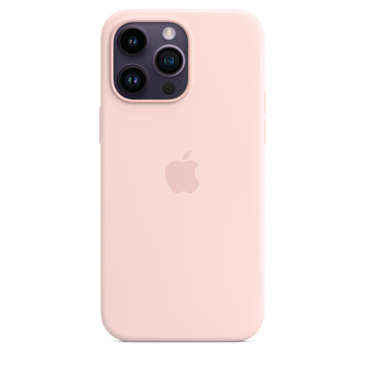 Apple MPTT3ZM/A - Silicone Case with MagSafe for iPhone 14 Pro Max in Chalk Pink