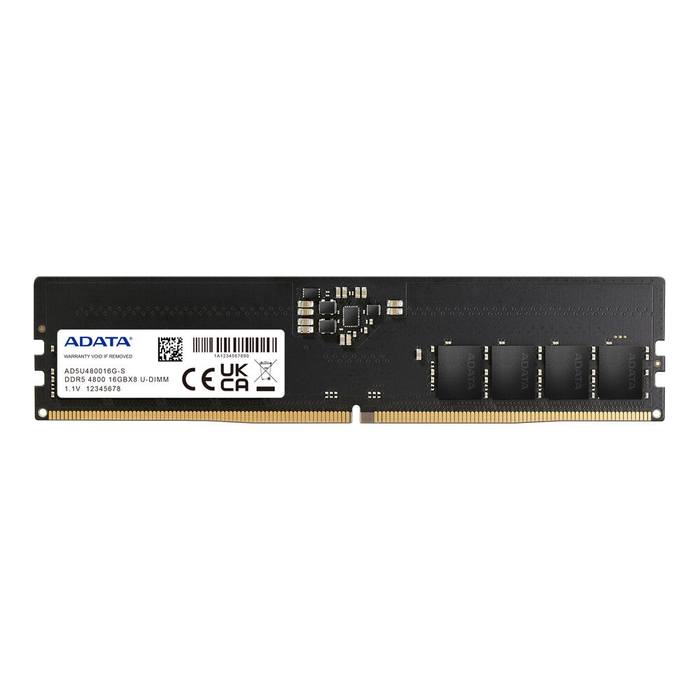 ADATA - 16 GB 1 x 16 GB DDR5 4800 MHz ECC memory module