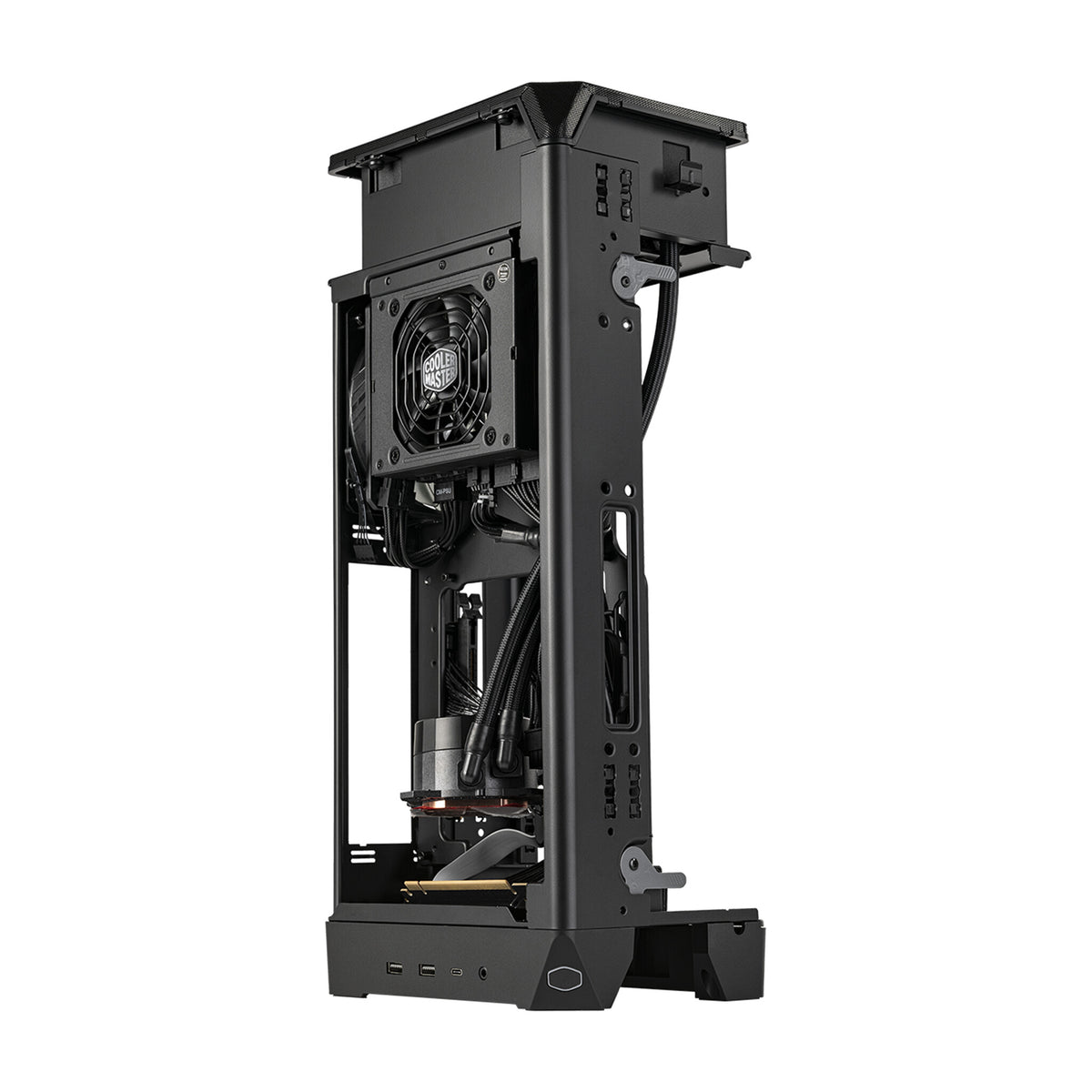 Cooler Master NCORE 100 MAX - ITX SFF Tower Case in Bronze w/ 850W SFX Gold PSU