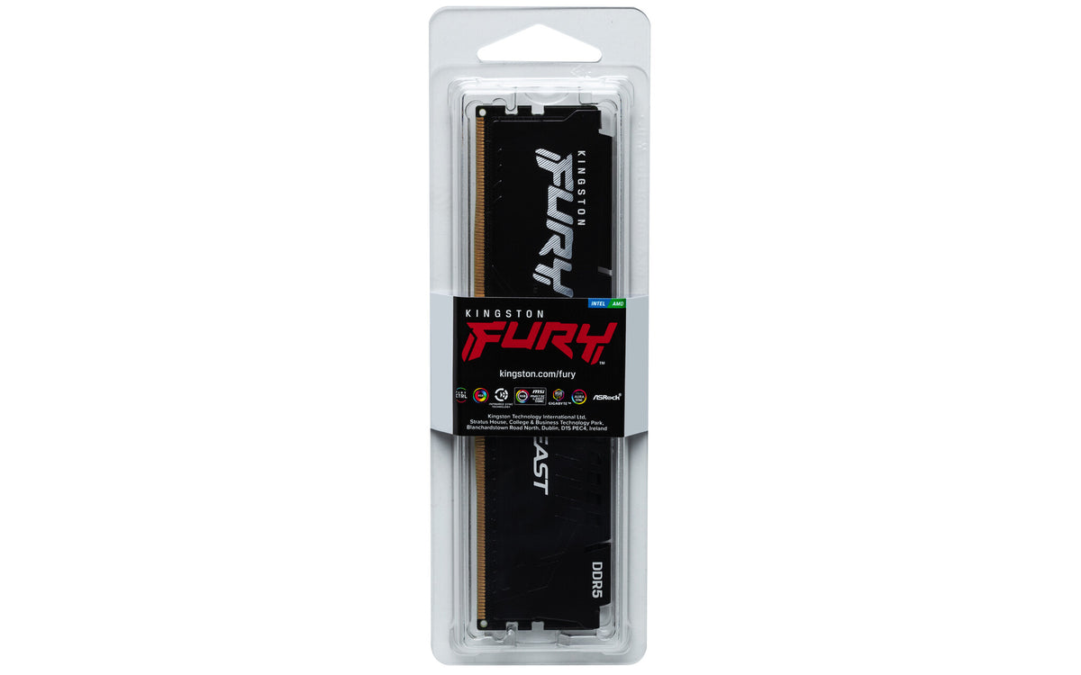 Kingston Technology FURY Beast - 8 GB 1 x 8 GB DDR5 6000 MHz memory module