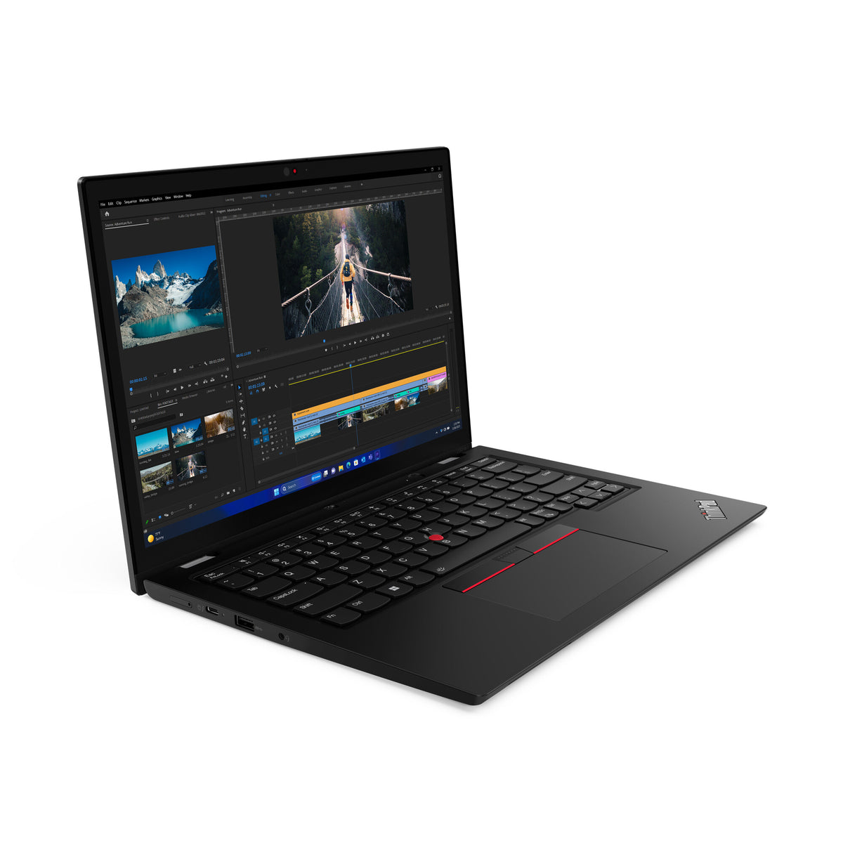 Lenovo ThinkPad L13 Hybrid (2-in-1) - 33.8 cm (13.3&quot;) - Touchscreen - Intel Core Ultra 7 155U - 16 GB LPDDR5-SDRAM - 512 GB SSD - Wi-Fi 6E - Windows 11 Pro - Black