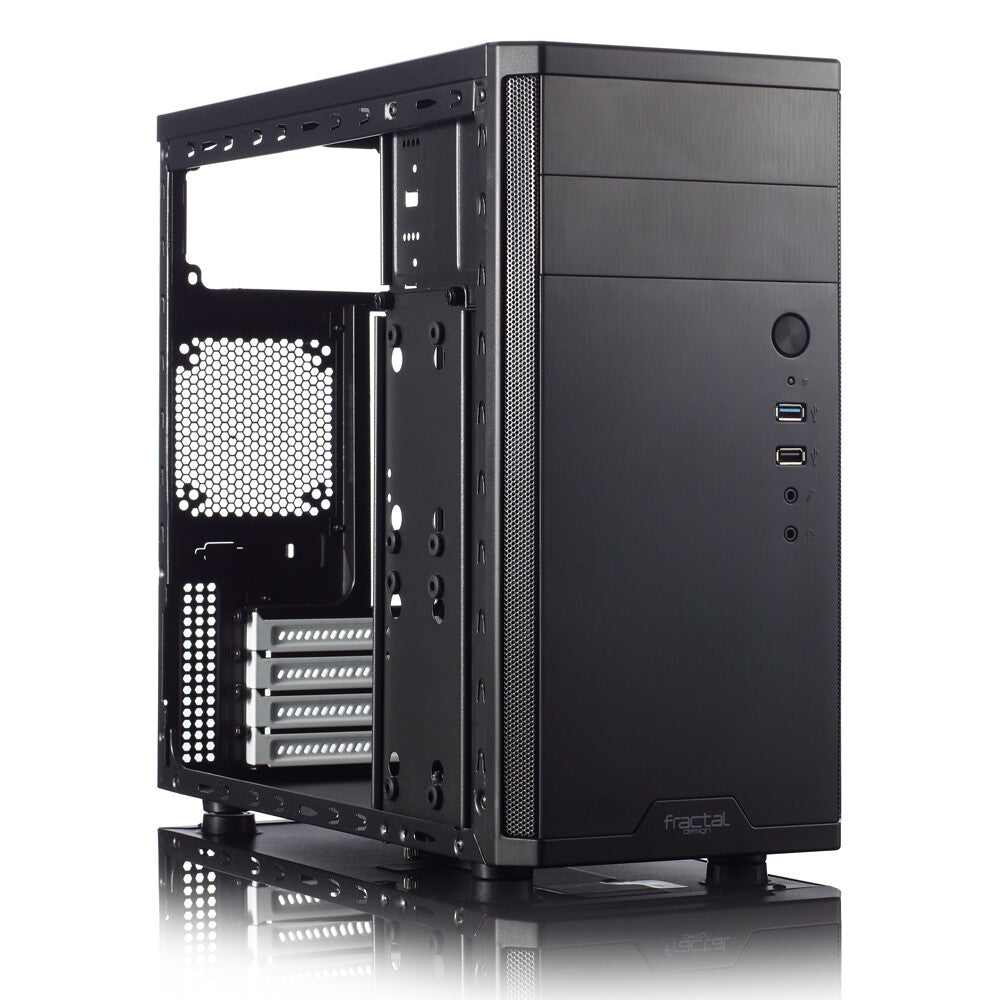 Fractal Design Core 1100 - MicroATX Mini Tower Case in Black