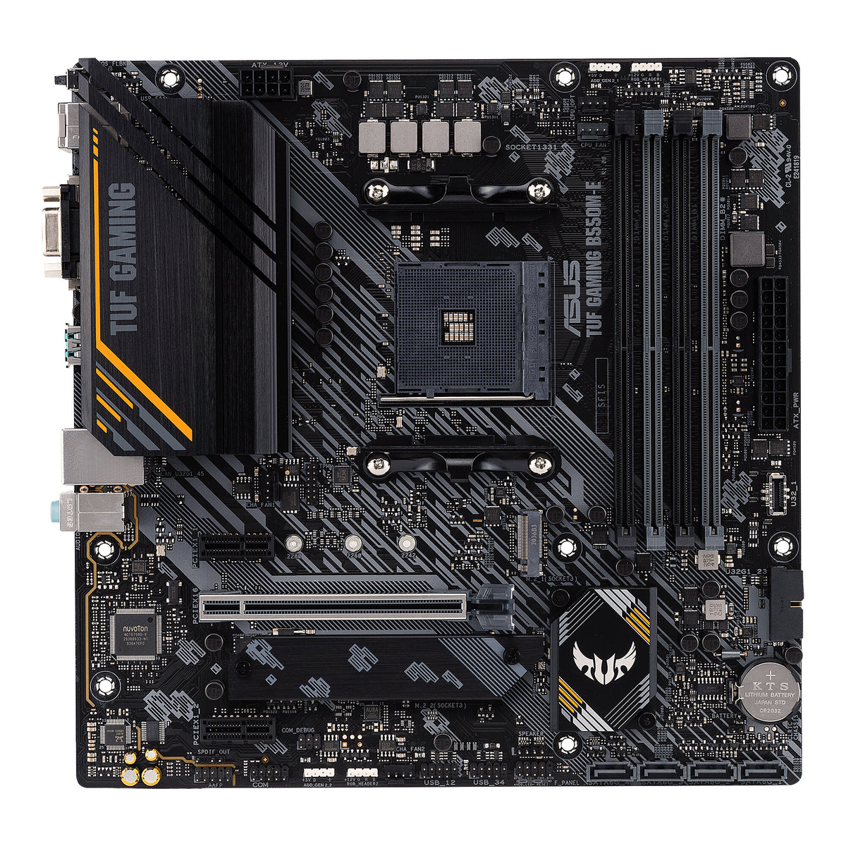 ASUS TUF GAMING B550M-E micro ATX motherboard - AMD B550 Socket AM4