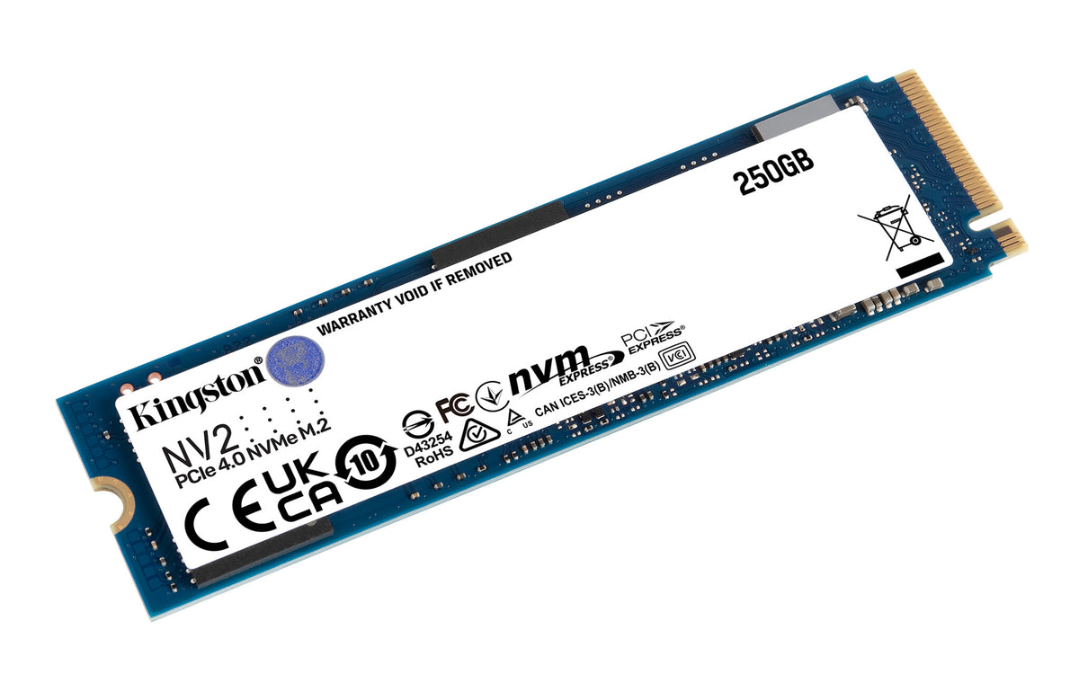 Kingston Technology NV2 - 2280 PCIe 4.0 NVMe M.2 SSD - 250 GB