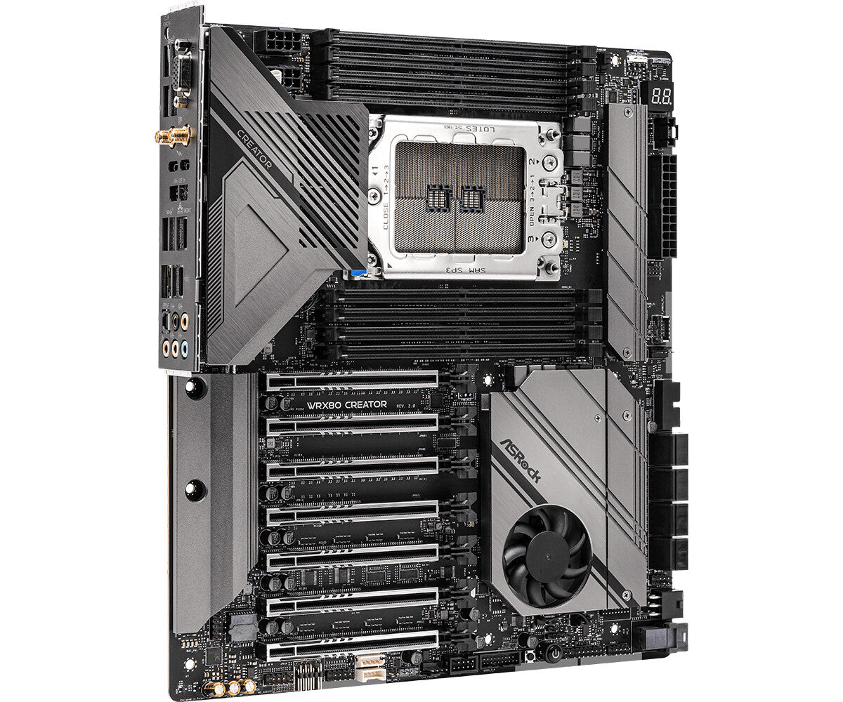 Asrock WRX80 CREATOR R2.0 Extended ATX motherboard - AMD WRX80 Socket sWRX8