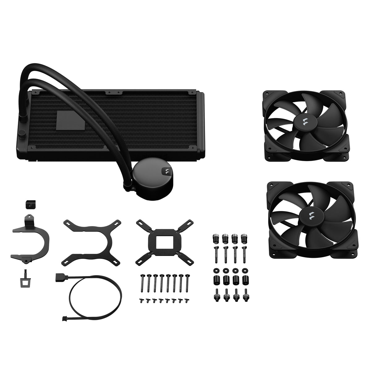 Fractal Design Lumen S28 V2 - All-in-one Liquid Processor Cooler in Black - 280mm