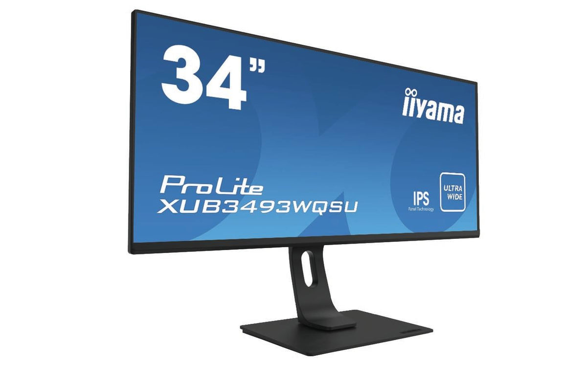 iiyama ProLite XUB3493WQSU-B1 Computer Monitor 86.4 cm (34&quot;) 3440 x 1440 pixels UltraWide Quad HD LED Black