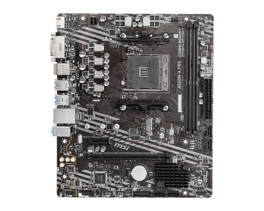 MSI A520M-A PRO micro ATX motherboard - AMD A520 Socket AM4