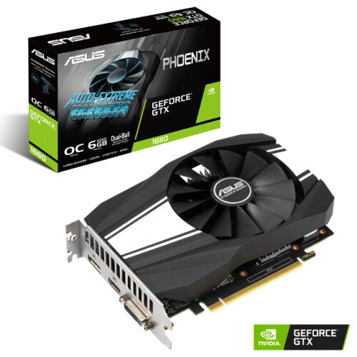 ASUS Phoenix - NVIDIA 6 GB GDDR5 GeForce GTX 1660 graphics card