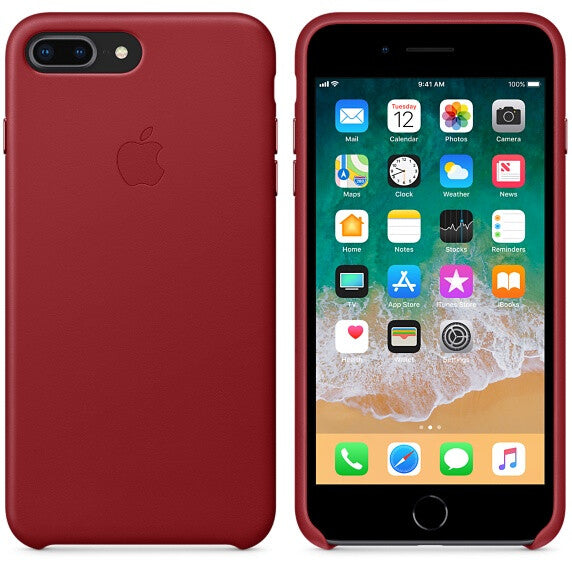 Apple mobile phone case for iPhone 8 Plus / 7 Plus Leather Case in (PRODUCT)RED