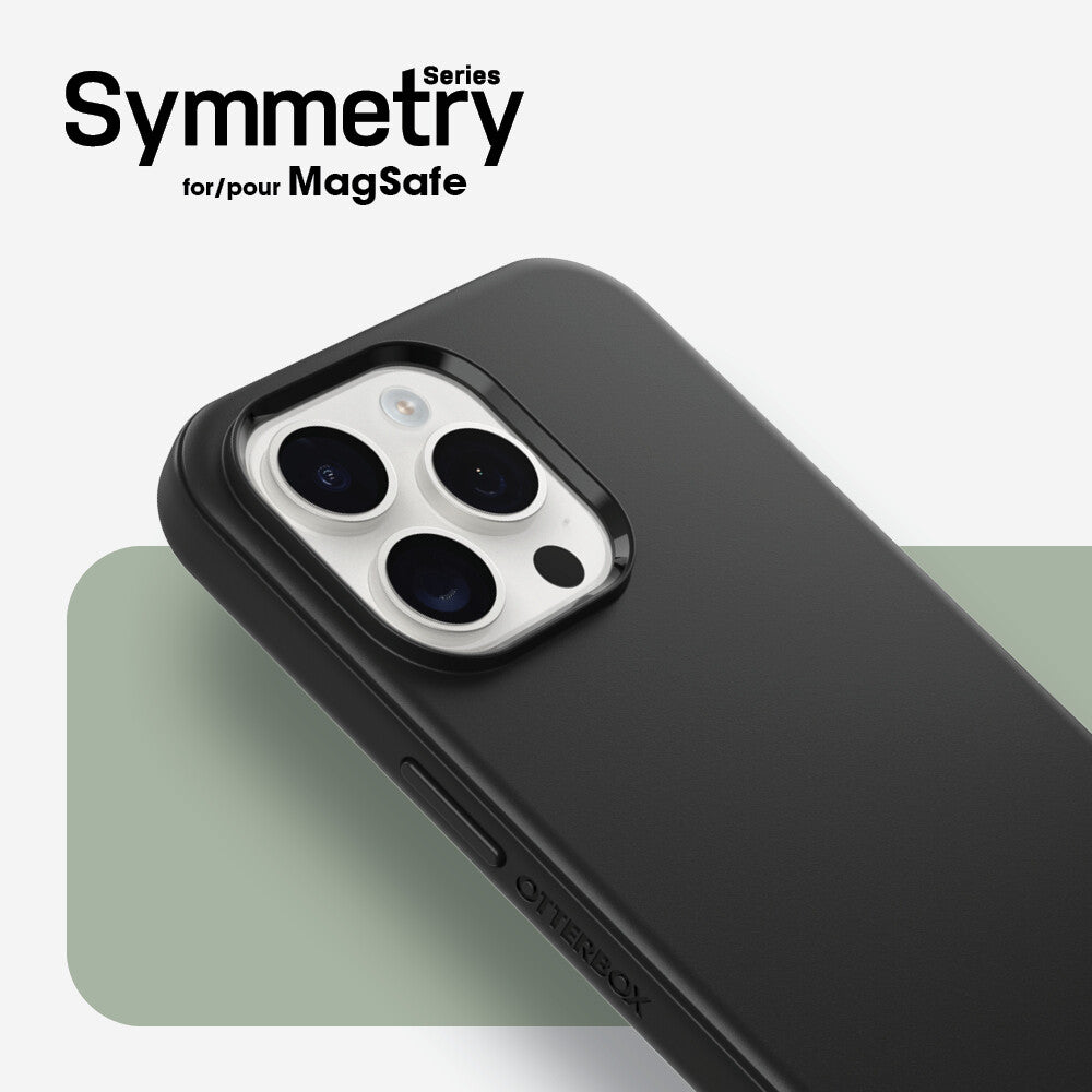 OtterBox Symmetry Series with MagSafe for iPhone 15 Plus Max in Black (No Packaging)