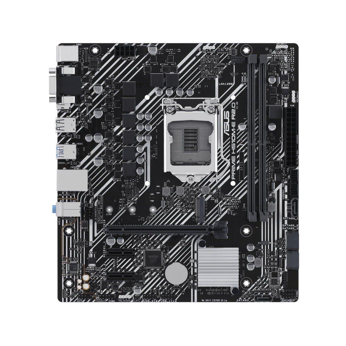 ASUS PRIME H510M-E R2.0 micro ATX motherboard - Intel H470 LGA 1200