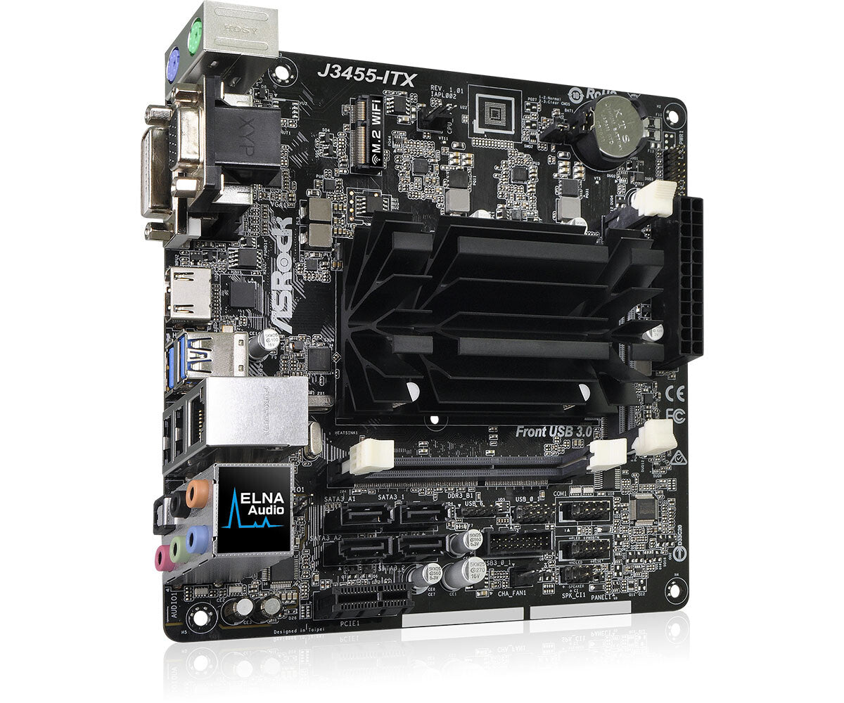 Asrock J3455-ITX mini ITX motherboard - CPU Integrated