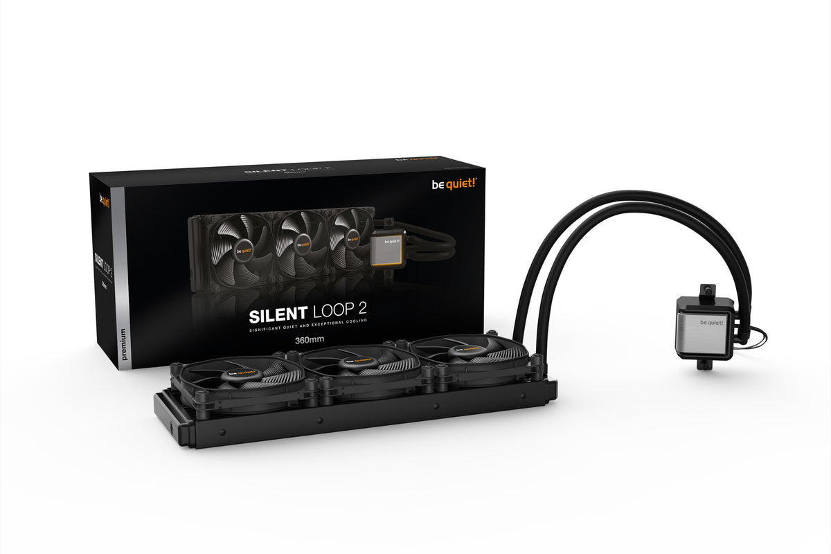 be quiet! Silent Loop 2 - All In One Liquid Processor Cooler in Black - 360mm