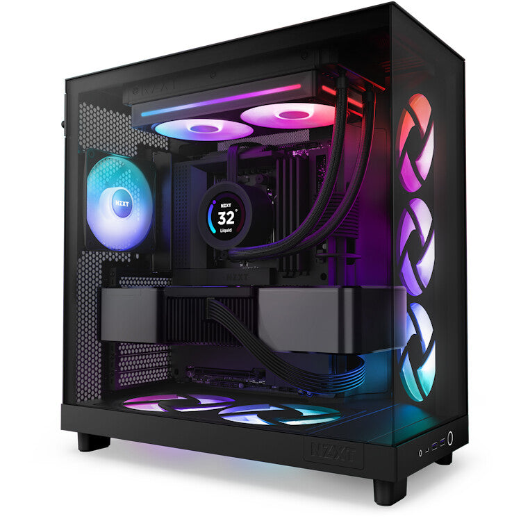 NZXT F240 RGB Core - Computer Case Fan in Black - 240mm