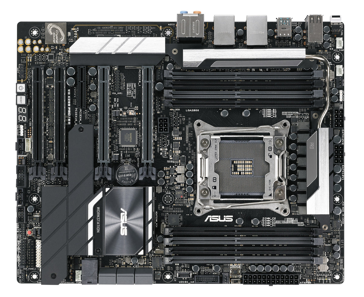 ASUS WS X299 PRO/SE ATX motherboard - Intel® X299 LGA 2066 Socket R4