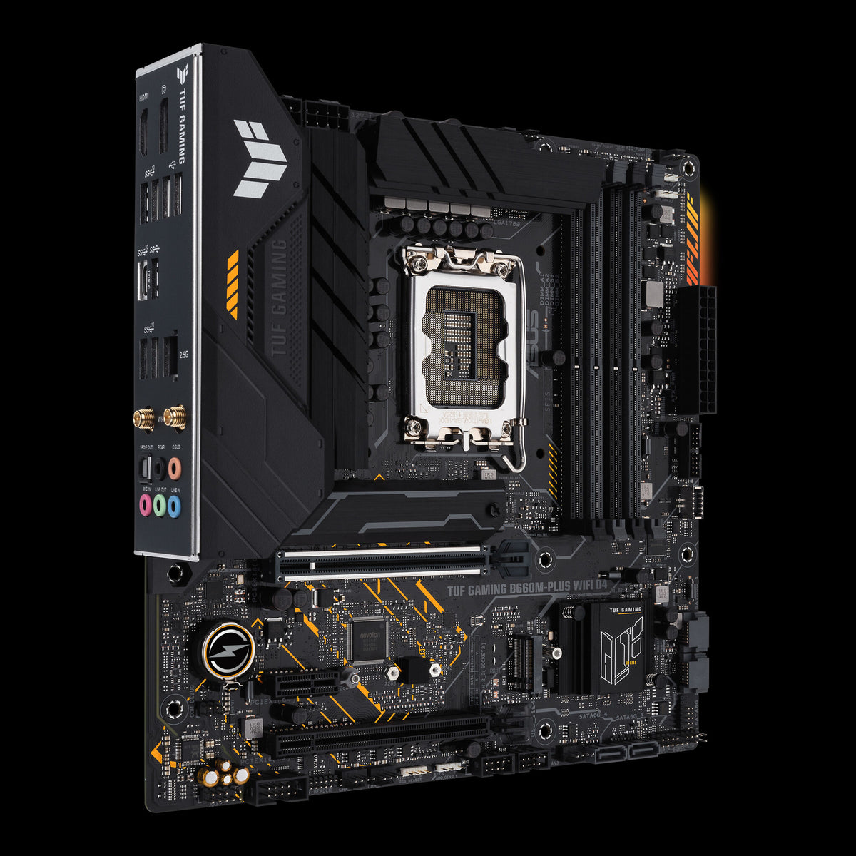 ASUS TUF GAMING B660M- PLUS WIFI D4 micro ATX motherboard - Intel B660 LGA 1700