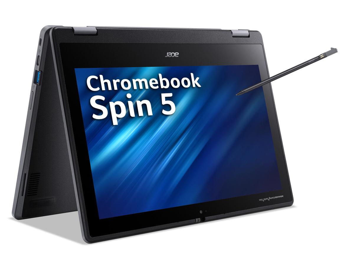 Acer Chromebook Spin 511 - 29.5 cm (11.6&quot;) - Touchscreen - Intel® N100 - 4 GB LPDDR5-SDRAM - 64 GB eMMC - Wi-Fi 6E - ChromeOS - Black