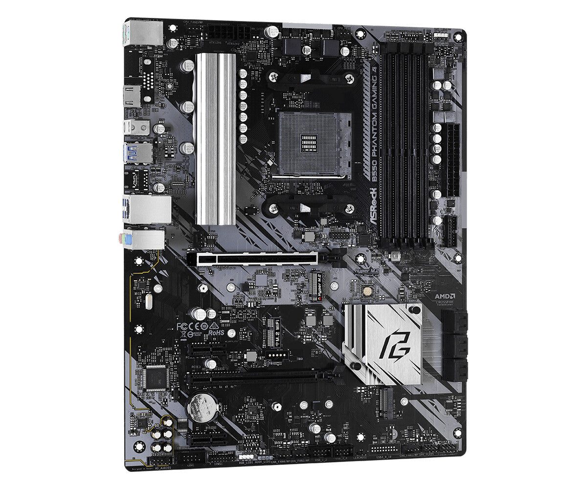 Asrock B550 Phantom Gaming 4 ATX motherboard - AMD B550 Socket AM4