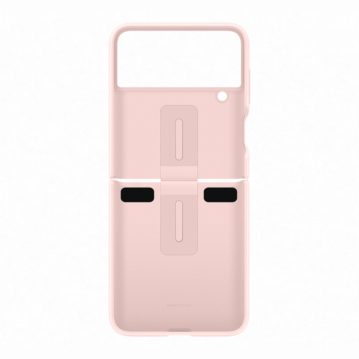 Samsung Silicone Cover With Ring for Galaxy Z Flip4 in Pink