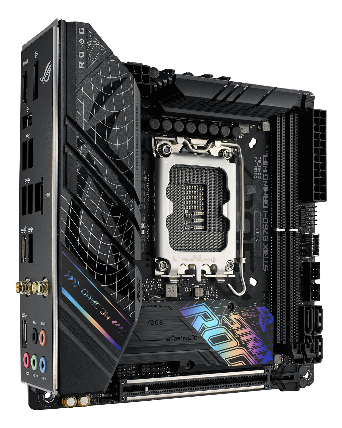 ASUS ROG STRIX B760-I GAMING WIFI mini ITX motherboard - Intel B760 LGA 1700