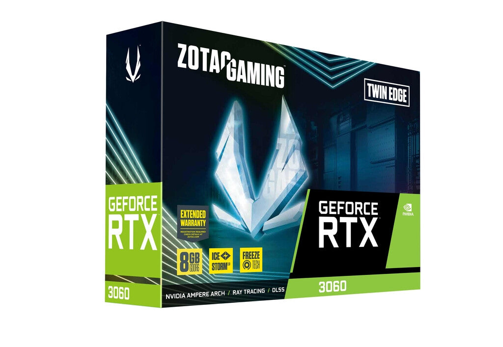 Zotac GAMING Twin Edge - NVIDIA 8GB GDDR6 GeForce RTX 3060 graphics card