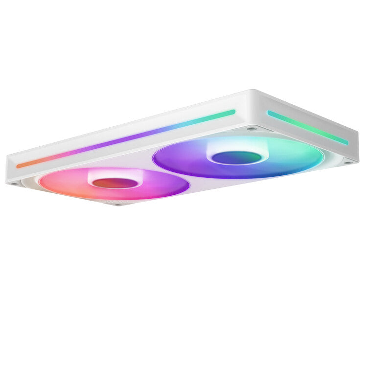 NZXT F240 RGB Core - Computer Case Fan in White - 240mm