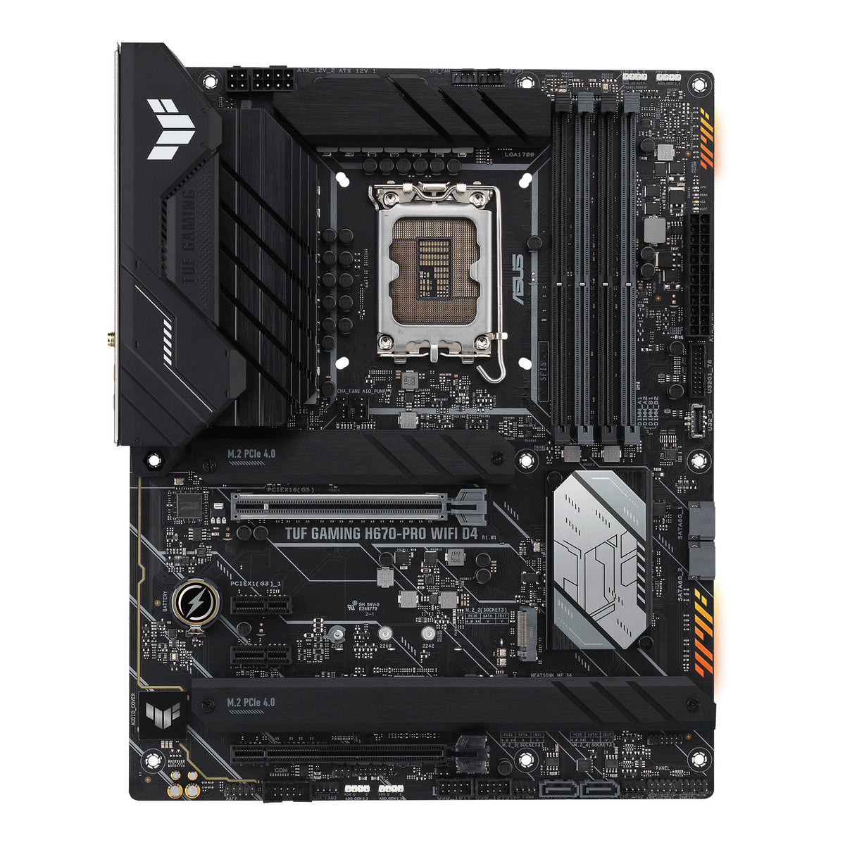 ASUS TUF GAMING H670-PRO WIFI D4 ATX motherboard - Intel H670 LGA 1700